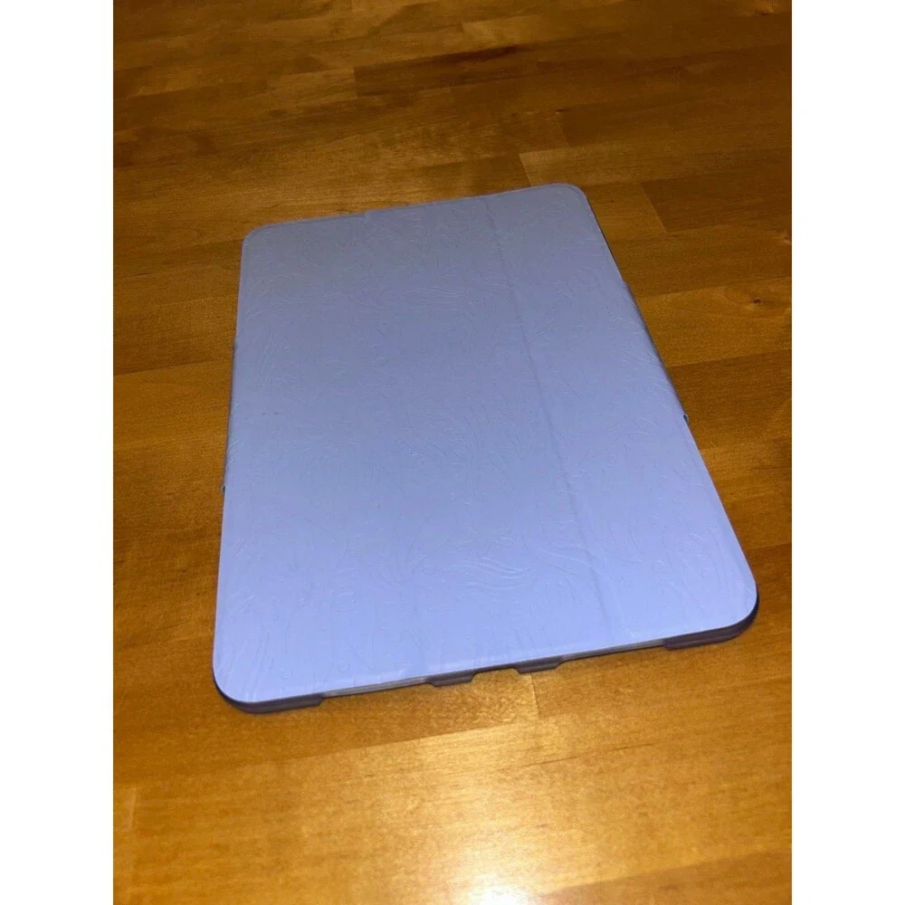 Heyday Brand Periwinkle Blue Debossed iPad Pro 4th Generation Case